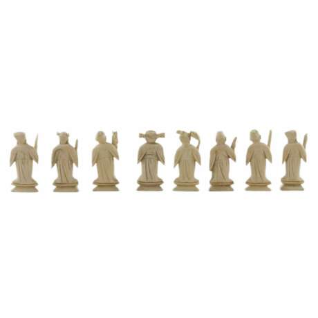 A beautiful set of Chinese ivory chess pieces. The turn of the 19th-20th centuries. Ivory At the turn of 19th -20th century - photo 7