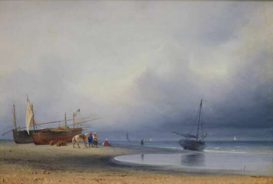 A.N. Mordvinov. Seascape. 1849. Canvas oil realism 19th century - photo 2