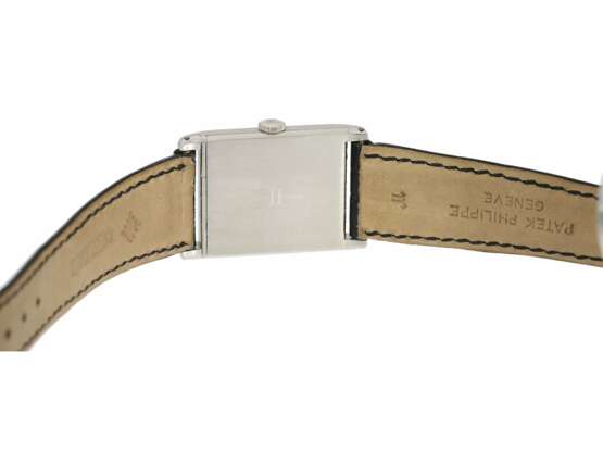 Armbanduhr: hochfeine, ganz frühe Art déco Herrenuhr in Platin, Patek Philippe No. 805536, ca. 1925/26 - фото 5