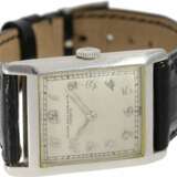 Armbanduhr: hochfeine, ganz frühe Art déco Herrenuhr in Platin, Patek Philippe No. 805536, ca. 1925/26 - Foto 6