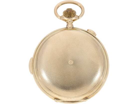 Taschenuhr: besonders schwere astronomische Goldsavonnette mit 6 Komplikationen, inklusive Minutenrepetition, Le Phare "Tempora", gefertigt für den russischen Markt, um 1900 - photo 6