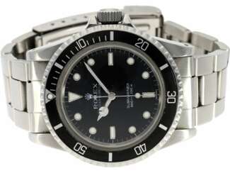 Armbanduhr: sehr gefragte Taucheruhr Rolex Submariner "NO DATE" 660ft/200m, Ref. 5513, ca.1983/84