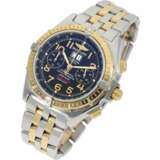 Armbanduhr: hochwertiger Breitling Chronograph "Crosswind Special Limited Edition Chronometer" Ref. B44356 in Stahl/Gold mit Box und Papieren - фото 2