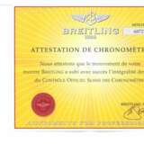 Armbanduhr: hochwertiger Breitling Chronograph "Crosswind Special Limited Edition Chronometer" Ref. B44356 in Stahl/Gold mit Box und Papieren - фото 6