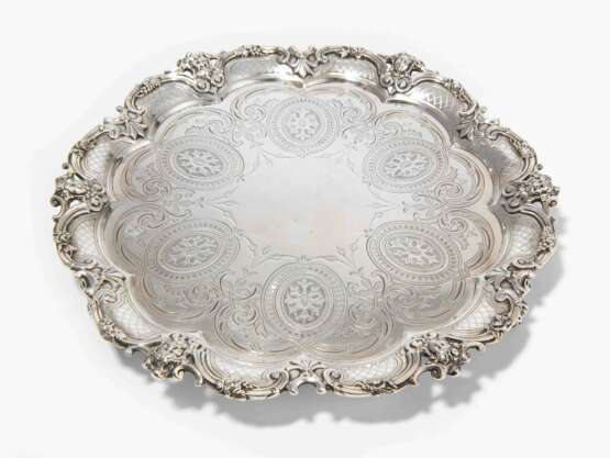 Salver, London, 1870 - Foto 1