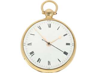 Taschenuhr: Rarität, extrem rares englisches Chronometer, gefertigt für den chinesischen Markt, William Eley London No. 1816, Hallmarks London 1815