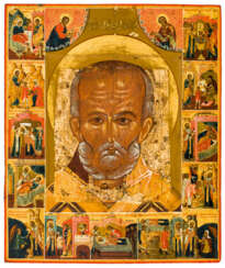 *St. Nicholas with scenes of his life