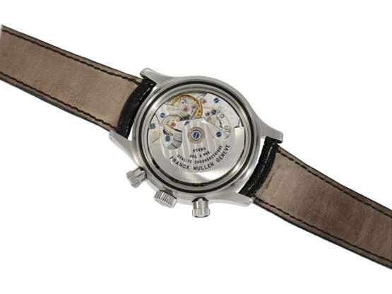 Armbanduhr: sehr seltener, neuwertiger, streng limitierter Franck Muller Formel 1 GMT-Chronograph in Chronometerqualität, No. 43/50, mit Originalbox, ca. 1990 - photo 3