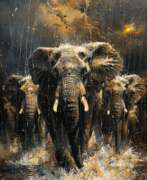 Übersicht. Слоны под Дождем