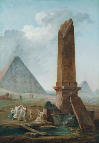 HUBERT ROBERT (PARIS 1733-1808) - Foto 1