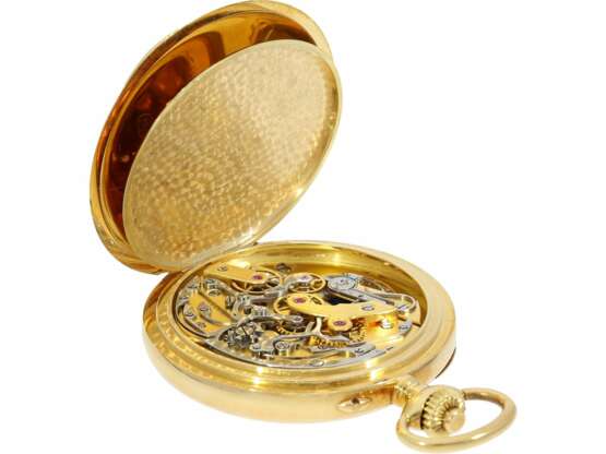 Taschenuhr: exquisites Vacheron & Constantin Ankerchronometer mit Chronograph, Doppelsignatur, Originalbox, fantastischer, neuwertiger Zustand, ca. 1920 - фото 3