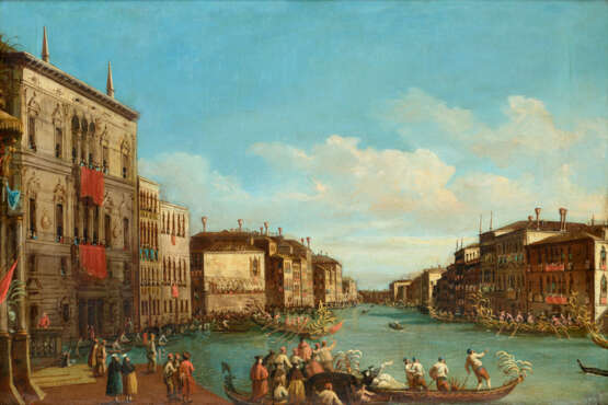 ÉCOLE VÉNITIENNE DU XVIIIe SIÈCLE, ENTOURAGE DE GIOVANNI ANTONIO CANAL DIT CANALETTO - photo 1