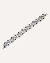 BOUCHERON MID 20TH CENTURY SAPPHIRE AND DIAMOND BRACELET