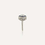 TIFFANY & CO. EARLY 20TH CENTURY DIAMOND AND SAPPHIRE RING - Foto 4