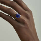 EARLY 20TH CENTURY SAPPHIRE AND DIAMOND RING - Foto 4