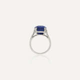 EARLY 20TH CENTURY SAPPHIRE AND DIAMOND RING - фото 6