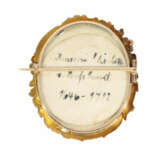 Brosche/Nadel: rare und besonders feine, antike Brosche mit Elfenbeinminiatur, 19. Jahrhundert - фото 2