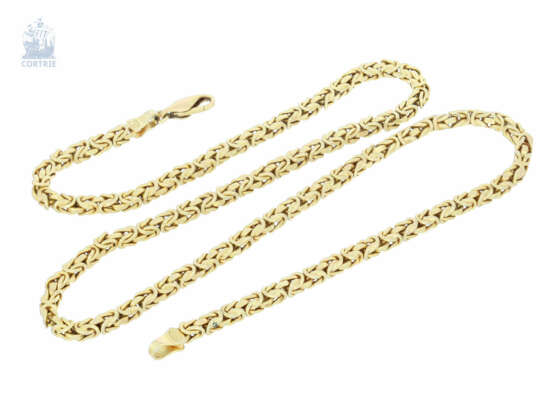 Kette/Collier: hochwertige, massiv gefertigte Königskette aus 14K Gold - фото 1