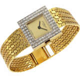 Armbanduhr: elegante vintage Chopard Damenuhr mit Diamantlünette, 18K Gelbgold - photo 2