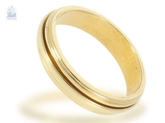 Ring: moderner Herren/Goldschmiedering aus dem Hause Piaget, Handarbeit aus 18K Gold - photo 1