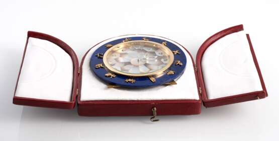 Seltene Cartier Tischuhr mit Sternzeichen - photo 9