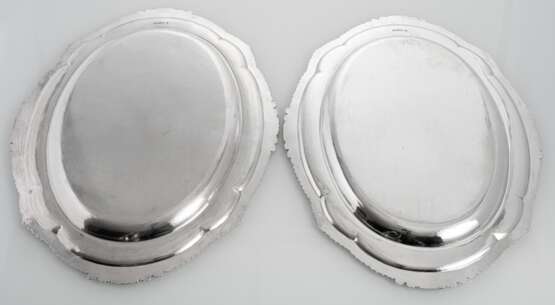 Paar Regency Silber Platten - Foto 3