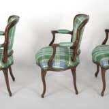 Satz von sechs barocken Armlehnstühlen - Foto 3