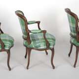 Satz von sechs barocken Armlehnstühlen - Foto 5