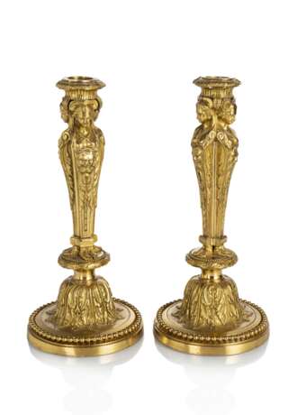 Paar Kerzenständer im Louis XVI Stil - photo 1