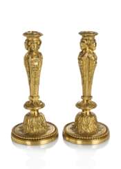 Paar Kerzenständer im Louis XVI Stil