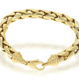 Kette/Collier/Armband: schweres und ehemals sehr teures vintage Goldcollier mit passendem Armband, 18K Gold - photo 3