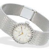 Armbanduhr: weißgoldene vintage Damenuhr der Marke Omega mit Diamantbesatz - Foto 2