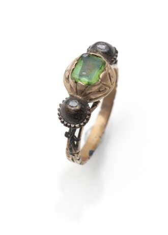 Ring mit grünem Quarz - фото 1
