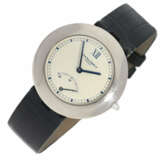 Armbanduhr: elegante, automatische vintage Designer-Uhr "Disco Volante", Chaumet Paris, 18K Weißgold, 90er Jahre - photo 1