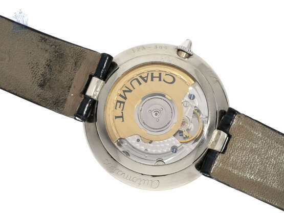 Armbanduhr: elegante, automatische vintage Designer-Uhr "Disco Volante", Chaumet Paris, 18K Weißgold, 90er Jahre - Foto 2