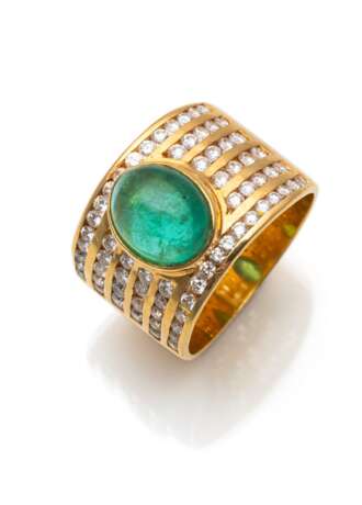 Smaragd Brillant Ring - Foto 1