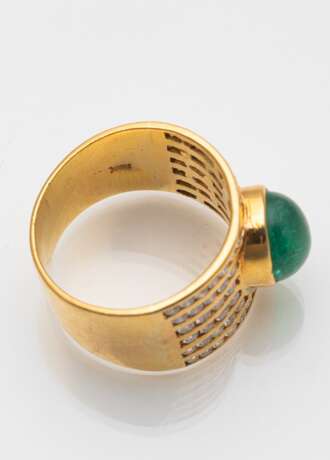 Smaragd Brillant Ring - Foto 2
