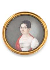 Portrait einer Empire-Dame mit rotem Schal