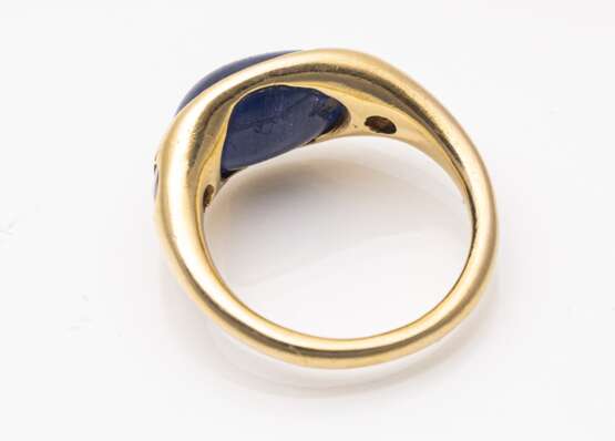 Ring mit Saphir-Cabochon - Foto 2