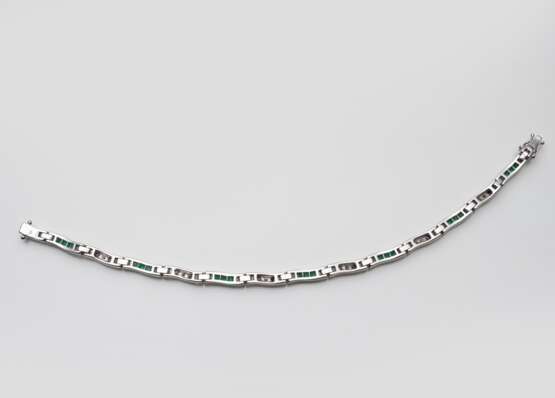 Smaragd Diamant Armband - фото 2