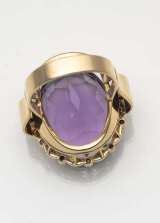 Großer Amethyst-Ring - фото 2