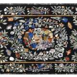 Imposante Pietra Dura Tischplatte mit reichem Floraldekor - Foto 1