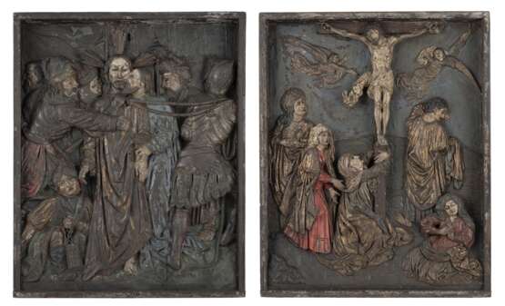 Zwei Relieftafeln aus der Passion Christi - photo 1