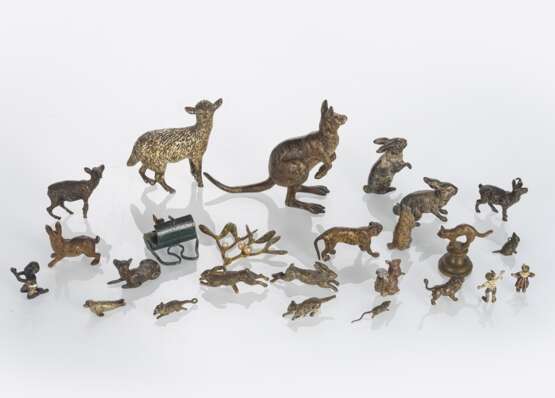 Konvolut Wiener Bronzen - Hasen, Schafe, Katzen, Känguru - фото 2