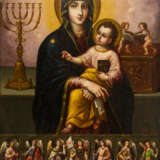*Juan Correa (1674 - 1739) Mother of God "Salus Popuki Romani" and the seven archangels - фото 1