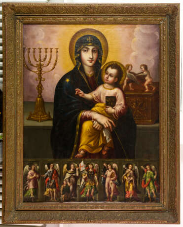 *Juan Correa (1674 - 1739) Mother of God "Salus Popuki Romani" and the seven archangels - фото 2