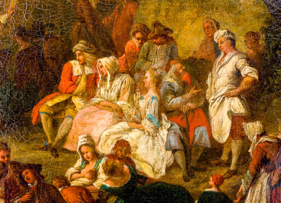*Jean-Baptiste Pater (1695 - 1736) Celebrating a festival outdoors - photo 2