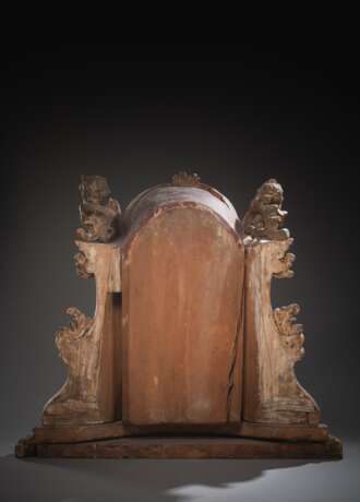 Barocker Altar-Schrein mit Johannes Nepomuk Figur - Foto 3