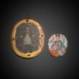 Emaille-Plakette und Anhänger mit Johannes Nepomuk Darstellungen - Jetzt bei der Auktion