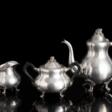 Dreiteiliges Kaffeeservice - Kaffeekanne, Zuckerdose, Sahnekännchen - Auktionspreise